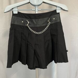 Royal Bones Tripp NYC Daang Goodman Women Small Cyber Punk Gothic Emo Mini Skirt